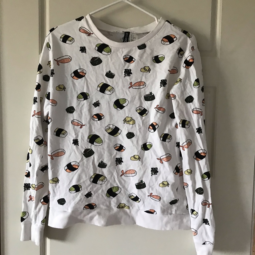 H&M sushi crew neck